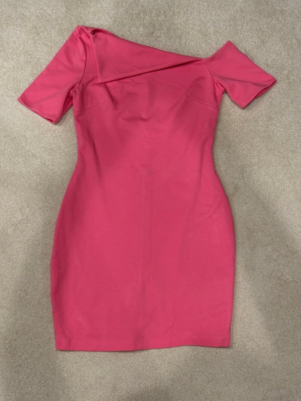 Bailey 44 Pink Off Shoulder Sheath Dress Size M